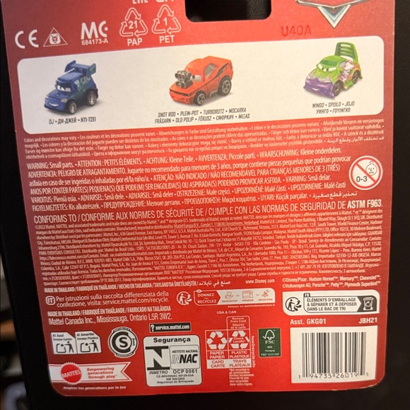 Cars Mini Racers 3-Pack - Picture 2 of 2
